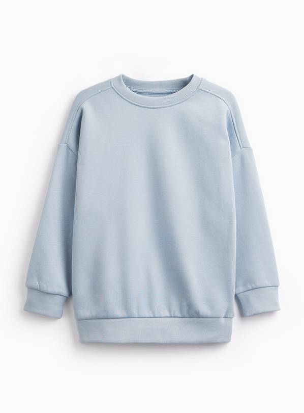 Light Blue Crew Neck Sweatshirt 9 years